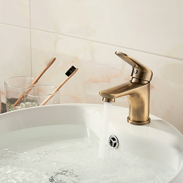 Смеситель для раковины, шаровый, бронза (латунь) Ledeme H48C L1048C в Сочи и Адлере