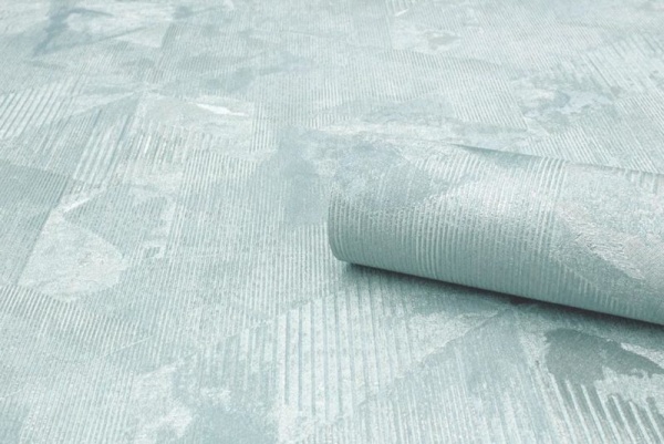 Обои Erismann Profi Deco Monolit виниловые на флиз. основе гор. тисн.1,06 х10,05м, серо-голубой мотив