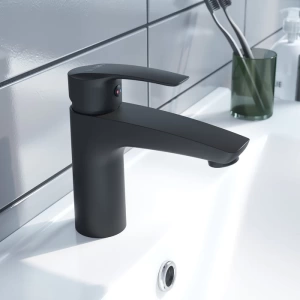 Смеситель для умывальника, черный, Ray, IDDIS, RAYBL00i01 в Сочи и Адлере Смеситель для умывальника, черный, Ray, IDDIS, RAYBL00i01 в Сочи и Адлере