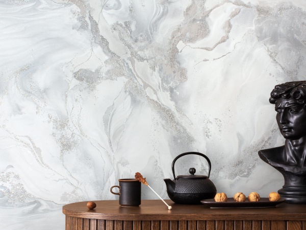 Обои Victoria Stenova Odyssey, Винил горячего тиснения, 1.06*10.05м, Св. бежевый мотив в Сочи и Адлере