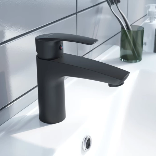 Смеситель для умывальника, черный, Ray, IDDIS, RAYBL00i01 в Сочи и Адлере Смеситель для умывальника, черный, Ray, IDDIS, RAYBL00i01 в Сочи и Адлере