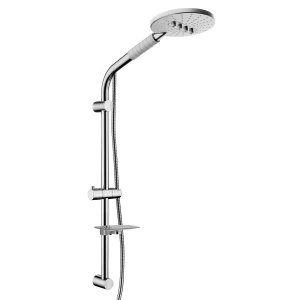 Душевой комплект Lemark LM8072C стойка душевая с лейкой 3-функц., мыльницей и шлангом 1,5 м., хром Душевой комплект Lemark LM8072C стойка душевая с лейкой 3-функц., мыльницей и шлангом 1,5 м., хром