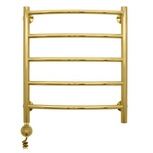 ГАЛАНТ полотенцесушитель 600*500 (5) тэн левый золото ГАЛАНТ полотенцесушитель 600*500 (5) тэн левый золото