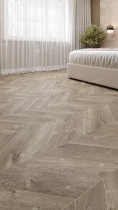Alpine Floor LVT Дуб Натуральный Отбеленный Chevron 555×127×2,5 мм (1.974м2), 28шт (14А+14B) в Сочи и Адлере