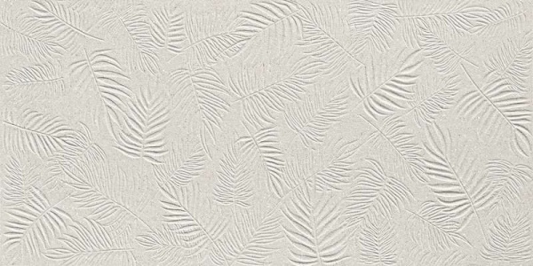 Плитка настенная 3D Wall Carve Leaf Pearl 40*80