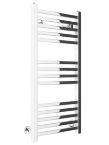 Модус 800х400 полотенцесушитель водяной, черный хром Модус 800х400 полотенцесушитель водяной, черный хром