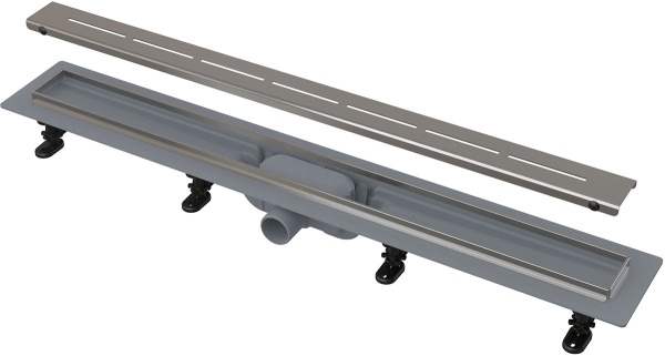 APZ18-950M Водоотводящий желоб с порогами из нержавеющей стали для перфорированной решетки APZ18-950M Водоотводящий желоб с порогами из нержавеющей стали для перфорированной решетки