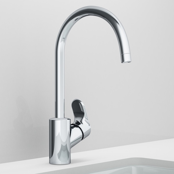 Like смеситель для кухни с высоким узливом хром в Сочи и Адлере Like смеситель для кухни с высоким узливом хром в Сочи и Адлере