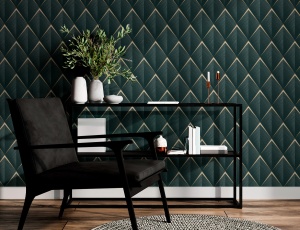 Обои Artique WallSecret Comfort, винил на флизелиновой основе, 1,06*10,05м, зелёный мотив в Сочи и Адлере