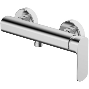 ASHER Смеситель для душа с ручным душем, без излива, керамический картридж, хром (AZ-VNN338311C) в Сочи и Адлере