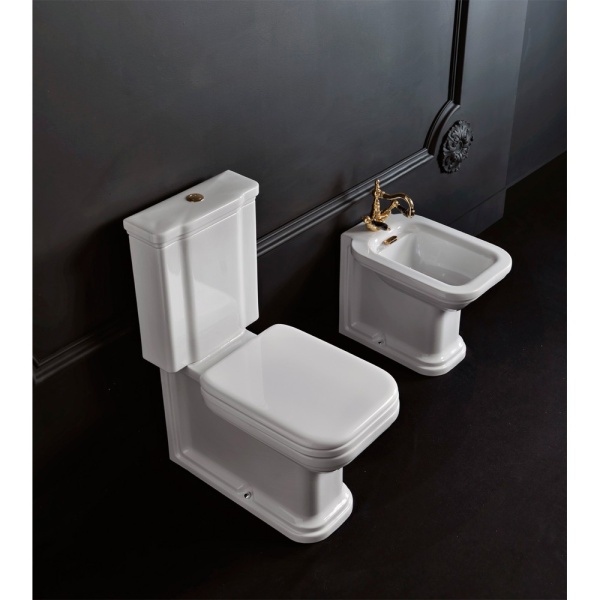 Kerasan Waldorf Сиденье для унитаза, цвет белый/хром, микролифт в Сочи и Адлере Kerasan Waldorf Сиденье для унитаза, цвет белый/хром, микролифт в Сочи и Адлере