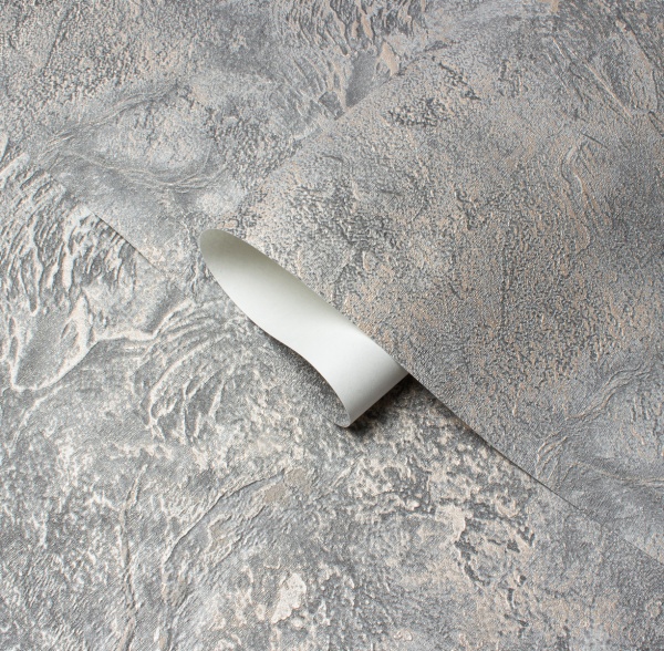 Обои Victoria Stenova Leonardo винил на флизелиновой основе, 1.06*10.05 м, золотисто-графитовый однотон  в Сочи и Адлере