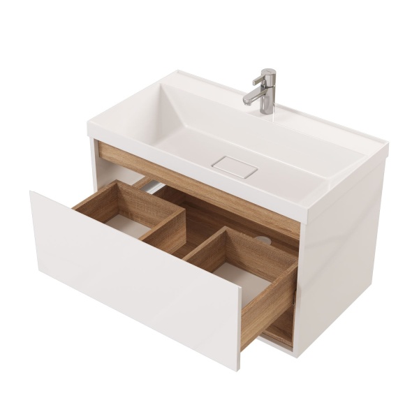 Scandy 80 тумба подвесная (Style 80 раковина приобретается дополнительно) в Сочи и Адлере