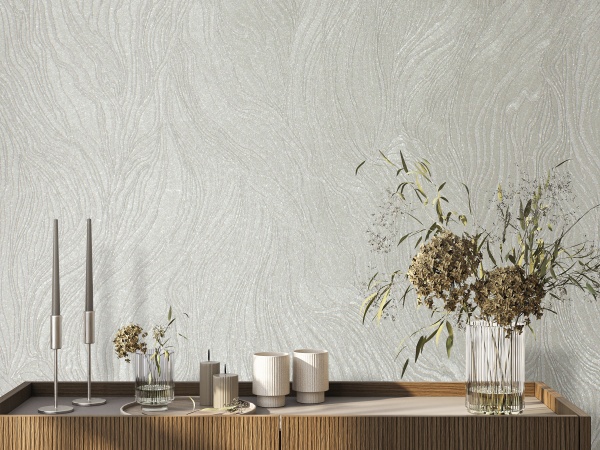 Обои AVISTO ANDORRA, винил на флизелиновой основе, 1.06*10.05 м, Серо-зелёный мотив в Сочи и Адлере