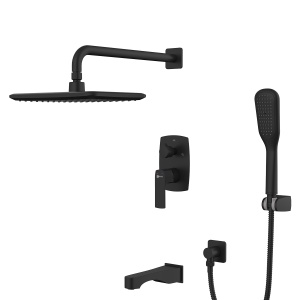 Смеситель Lemark Ursus LM7222BL для ванны и душа, встраиваемый Смеситель Lemark Ursus LM7222BL для ванны и душа, встраиваемый