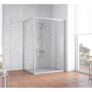 Душевой уголок Vegas Glass ZP+ZPV 130*100 07 01 профиль матовый хром, стекло прозрачное в Сочи и Адлере Душевой уголок Vegas Glass ZP+ZPV 130*100 07 01 профиль матовый хром, стекло прозрачное в Сочи и Адлере