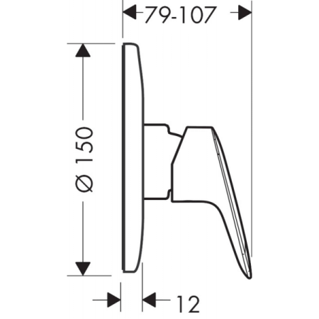 71606000 Смеситель для душа Hansgrohe Logis в Сочи и Адлере
