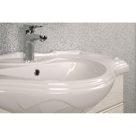 ЖЕРОНА 105 тумба-умывальник белое золото БЕЗ раковины в Сочи и Адлере