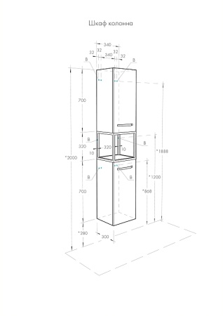 Шкафчик Лофт Фабрик Дуб Эндгрейн в Сочи и Адлере
