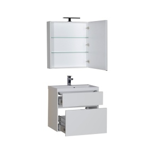 Зеркало-шкаф Aquanet Латина 70 белый в Сочи и Адлере Зеркало-шкаф Aquanet Латина 70 белый в Сочи и Адлере