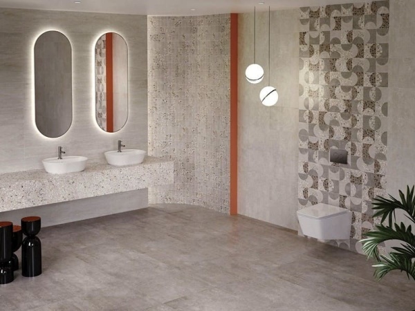 Керамогранит Beton-X Темный Лаппато R9 Ректификат 60*60