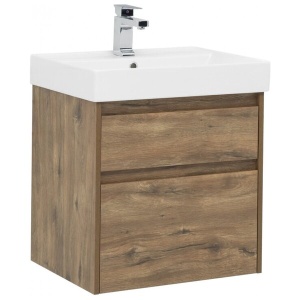 COMFORTY Тумба-умывальник "Штутгарт-60" дуб тёмно-коричневый с черной столешницей с отверстием под смеситель №12 c рак. COMFORTY 9111 COMFORTY Тумба-умывальник "Штутгарт-60" дуб тёмно-коричневый с черной столешницей с отверстием под смеситель №12 c рак. COMFORTY 9111