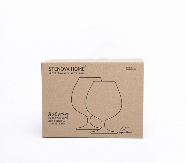 Набор коньячных бокалов Astoria, МАТЕРИАЛ: Хрустальное стекло, ОБЪЕМ: 875 мл, В НАБОРЕ: 2 шт в Сочи и Адлере