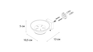 Мыльница стекло  Kvadro в Сочи и Адлере