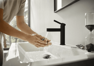 76020670 HG Смеситель для раковины Finoris, однорычажный, 110 со сливным гарнитуром в Сочи и Адлере 76020670 HG Смеситель для раковины Finoris, однорычажный, 110 со сливным гарнитуром в Сочи и Адлере