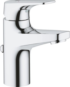 23751000 Смеситель для раковины GROHE BauFlow с донным клапаном, S-Size, хром 23751000 Смеситель для раковины GROHE BauFlow с донным клапаном, S-Size, хром