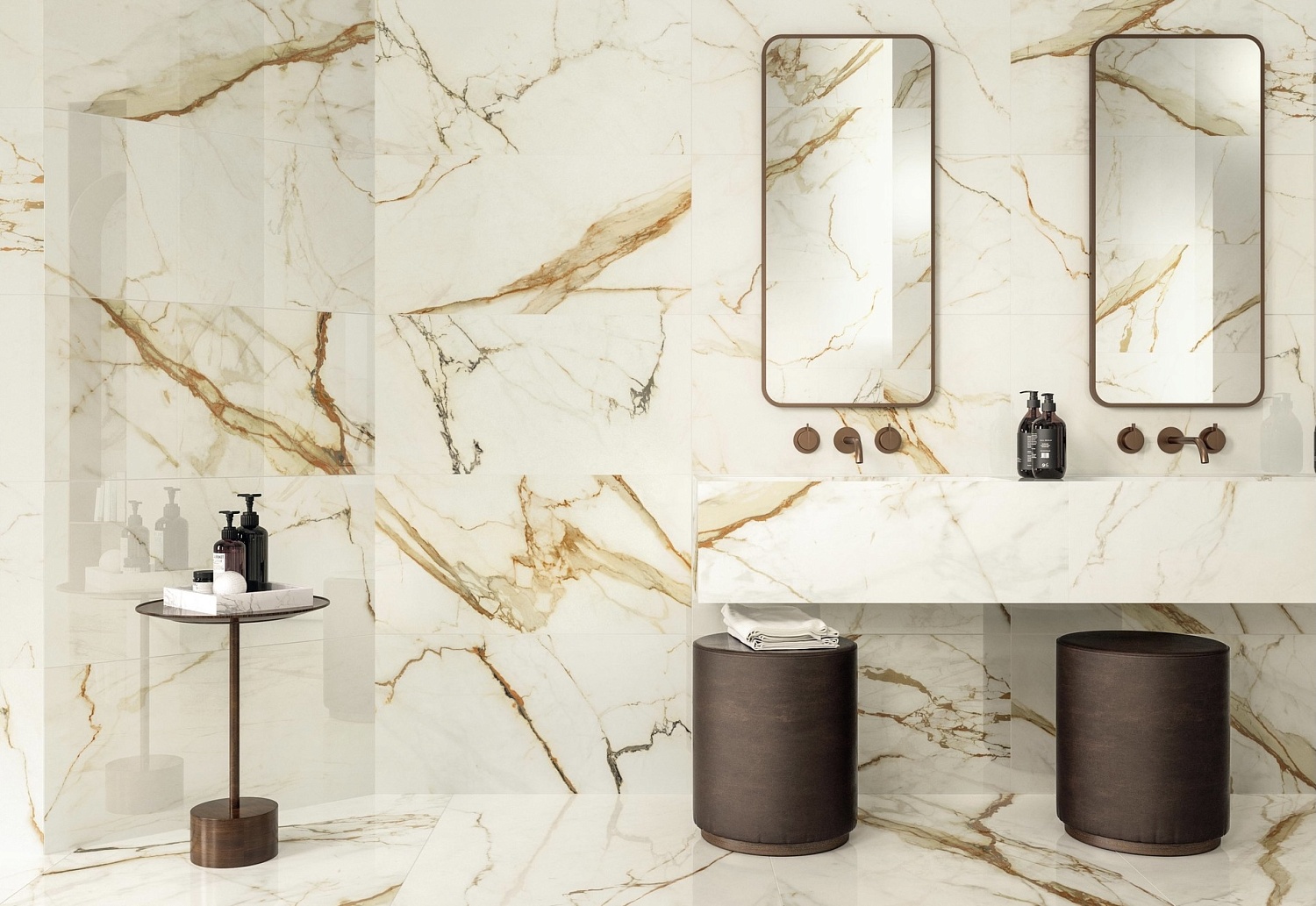 НОВИНКА в наличии на складе! Marvel shine calacatta imperiale lappato 60x120