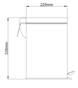 Мусорное ведро 8 л в Сочи и Адлере