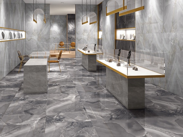 Керамогранит Calix Onyx Ash glossy 60*120 в Сочи и Адлере