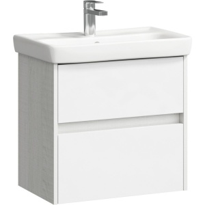 СИТИ 60 Тумба ДУБ КАНАДСКИЙ подвесная, два ящика с раковиной MODUO SLIM 60 (Ш60хВ59хГ38) СИТИ 60 Тумба ДУБ КАНАДСКИЙ подвесная, два ящика с раковиной MODUO SLIM 60 (Ш60хВ59хГ38)