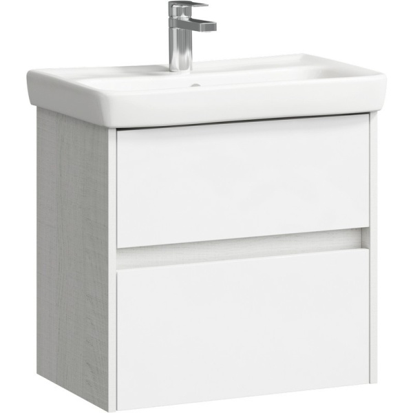 СИТИ 60 Тумба ДУБ КАНАДСКИЙ подвесная, два ящика с раковиной MODUO SLIM 60 (Ш60хВ59хГ38) СИТИ 60 Тумба ДУБ КАНАДСКИЙ подвесная, два ящика с раковиной MODUO SLIM 60 (Ш60хВ59хГ38)