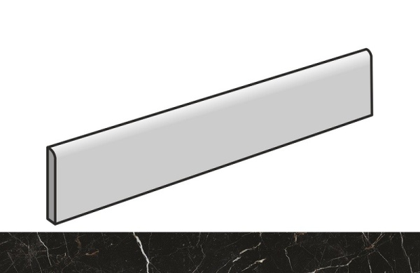 Плинтус Atlas Concorde Allure Imperial Black Battiscopa 7.2x59 Lap