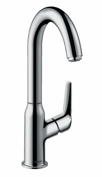 71126000 HG Novus Смеситель для раковины, однорычажный, 240, со сливным гарнитуром, поворотный излив 120" 71126000 HG Novus Смеситель для раковины, однорычажный, 240, со сливным гарнитуром, поворотный излив 120"