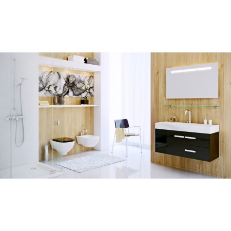 ЕВРОПА 100 Зеркало с подстветкой, выключателем и возможностью крепить вертикально (Ш100хВ60хГ4) в Сочи и Адлере