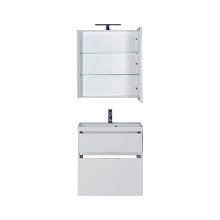 Зеркало-шкаф Aquanet Латина 70 белый в Сочи и Адлере