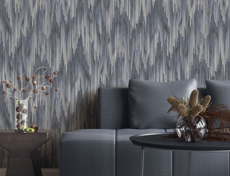 Обои Индустрия NIAGARA, Винил на флизелиновой основе, 1,06*10,05м, Синий/Золотистый мотив в Сочи и Адлере