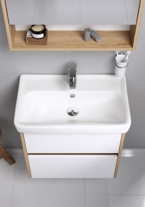 СИТИ 60 Тумба ДУБ КАНАДСКИЙ подвесная, два ящика с раковиной MODUO SLIM 60 (Ш60хВ59хГ38) в Сочи и Адлере СИТИ 60 Тумба ДУБ КАНАДСКИЙ подвесная, два ящика с раковиной MODUO SLIM 60 (Ш60хВ59хГ38) в Сочи и Адлере