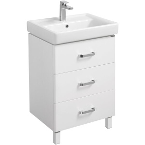 АМЕРИНА 80М 3 ящика тумба черная Без раковины АМЕРИНА 80М 3 ящика тумба черная Без раковины