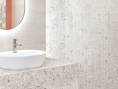 Декор K949799LPR01VTE0 Beton-Terrazzo Геометрический Лаппато Ректификат 30х60 в Сочи и Адлере