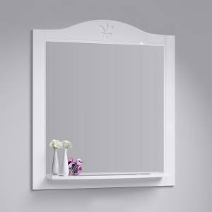 ФРАНЧЕСКА 85 Зеркало с полочкой (Ш85хВ93хГ16,5)	 ФРАНЧЕСКА 85 Зеркало с полочкой (Ш85хВ93хГ16,5)