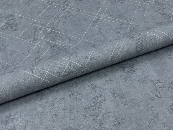 Обои Erismann Lines, винил на флизелиновой основе, 1,06*10,05м, Серый/Графитовый однотон в Сочи и Адлере