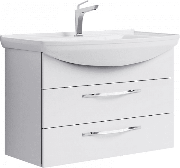 АЛЛЕГРО 85 Тумба подвесная, два ящика с раковиной СТИЛЬ 85 (Ш86,5хВ87,6хГ48,5) АЛЛЕГРО 85 Тумба подвесная, два ящика с раковиной СТИЛЬ 85 (Ш86,5хВ87,6хГ48,5)