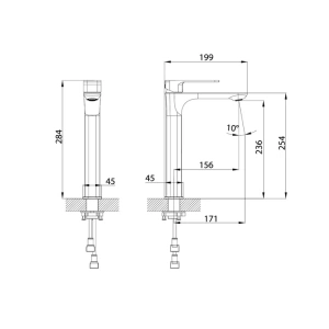 Смеситель для настольного умывальника, черный матовый, Slide, IDDIS, SLIBL01i01 в Сочи и Адлере Смеситель для настольного умывальника, черный матовый, Slide, IDDIS, SLIBL01i01 в Сочи и Адлере