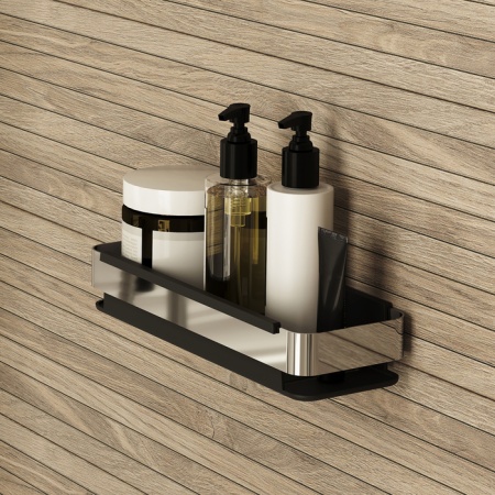 Полка, нержавеющая сталь,черная, SHE13SBi44, ID в Сочи и Адлере