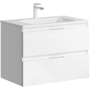 ACCENT 75 Тумба с умывальником Malaga 750, цвет белый, ACC0175W