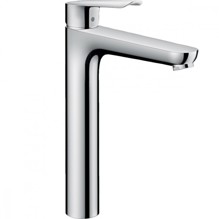 71162000 Hansgrohe Logis E Смеситель для раковины 230, однорычажный c донным клапаном, хром в Сочи и Адлере